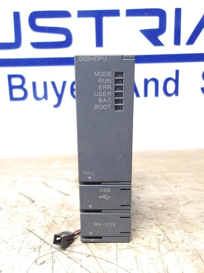 Used MITSUBISHI PLC RACK & CARDS Q02HCPU, #116247G USED