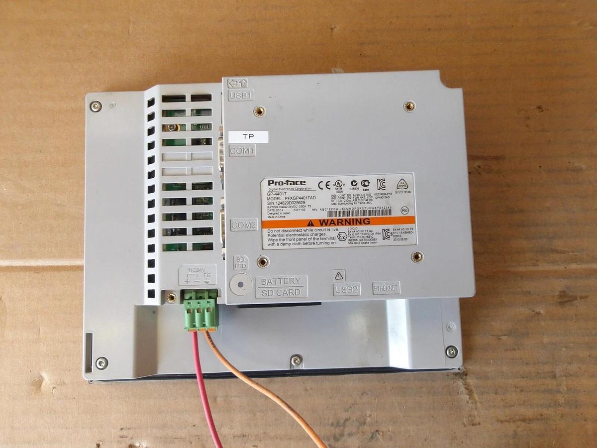 Used PROFACE GP-4401T TOUCH SCREEN 7", 24 V, #1112950G USED