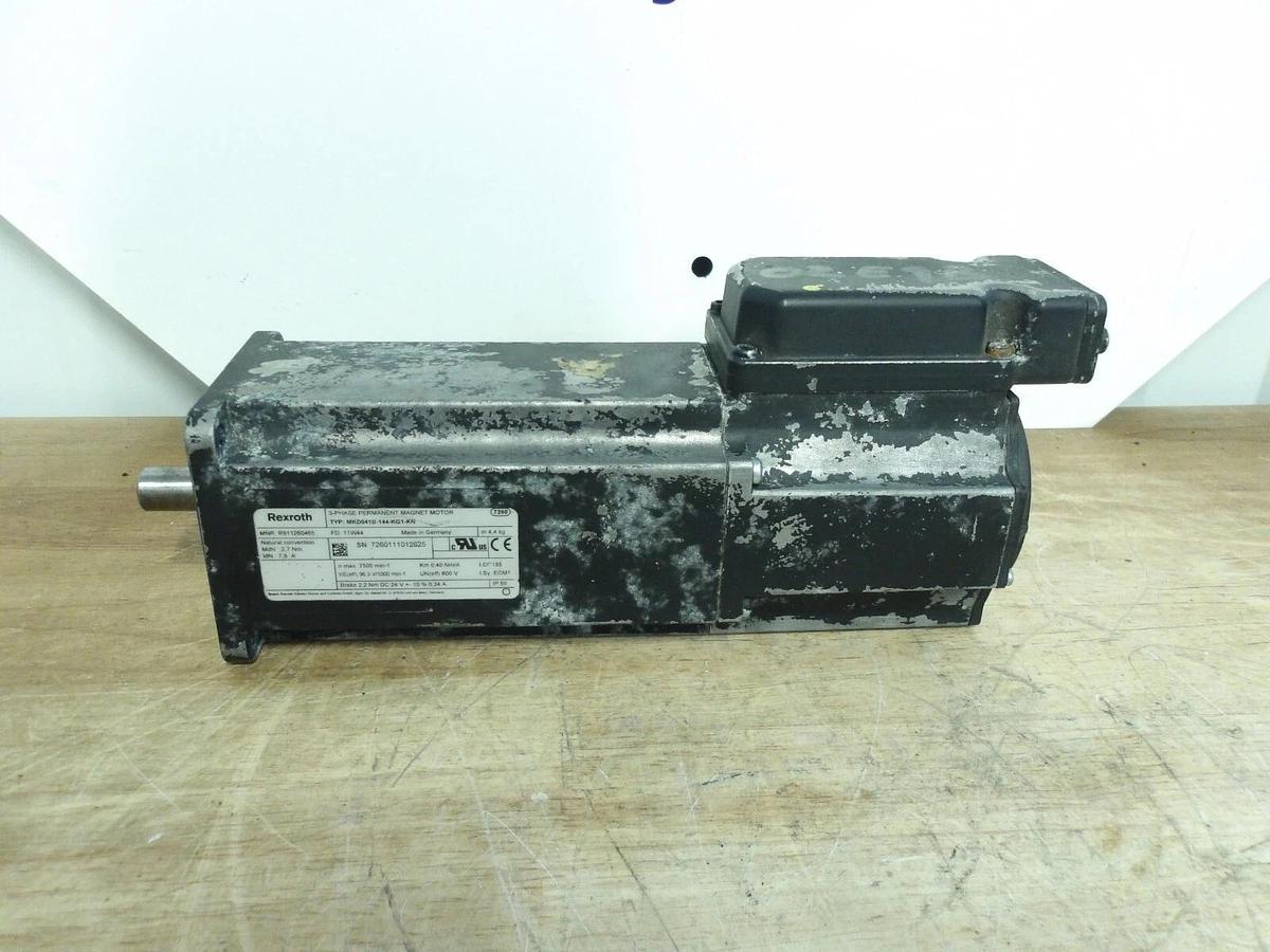 Used REXROTH MKD041B-144-KG1-KN PERMANENT MAGNET MOTOR, #5141028G NEW