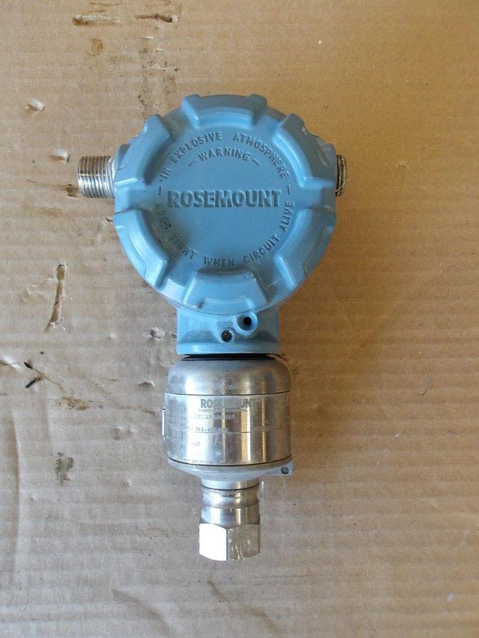 Used ROSEMOUNT 3051 PRESSURE TRANSMITTER, #72956G USED