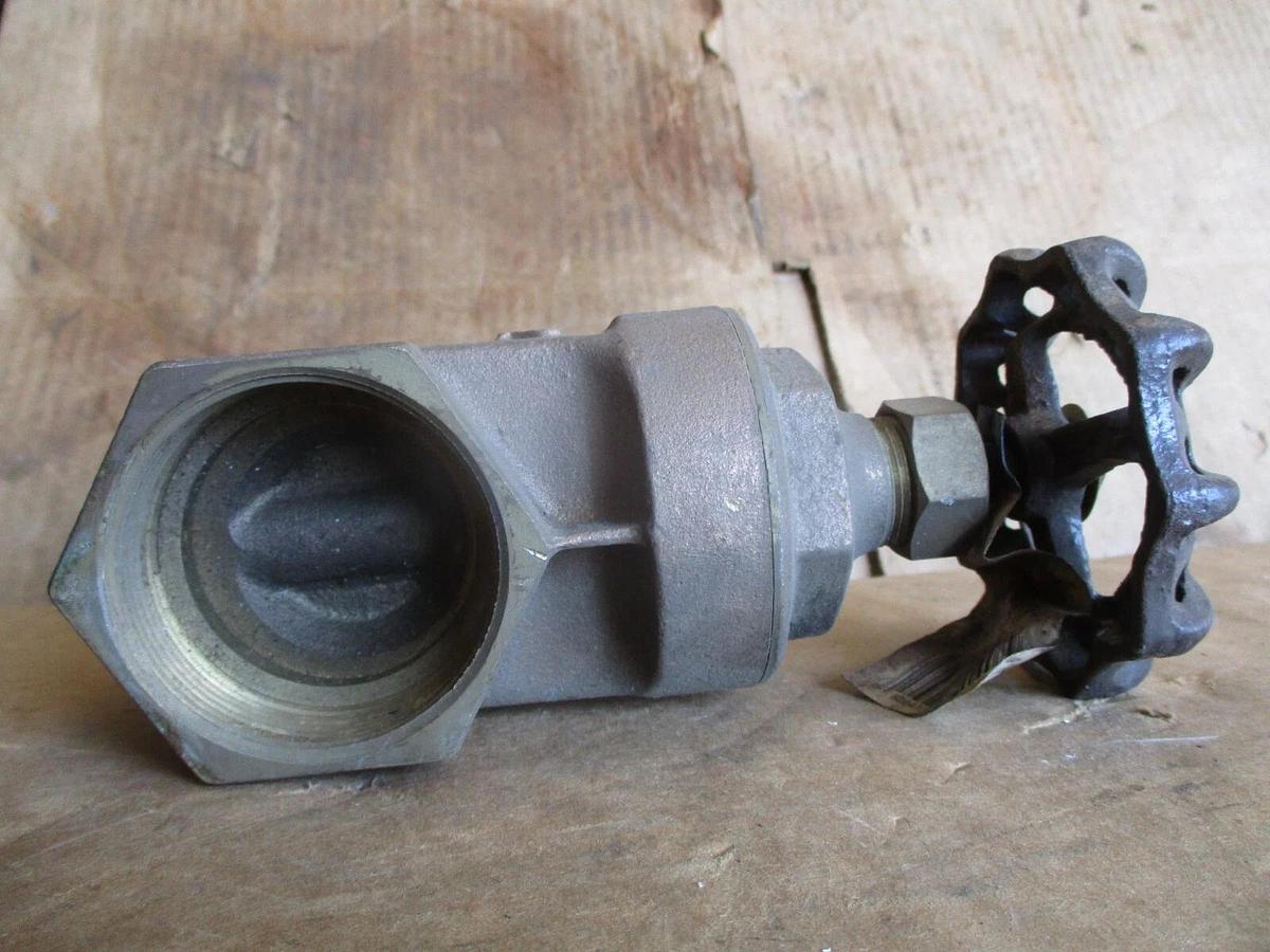 Used MATCO 2" BRASS GATE VALVE, #917345J NEW
