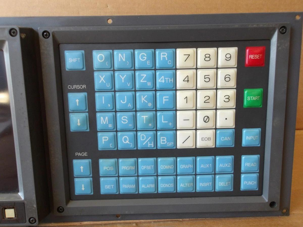 Used FANUC A02B-0084-C092 OPERATOR KEYPAD & SCREEN N860-3125-T010/03A, #11111000G