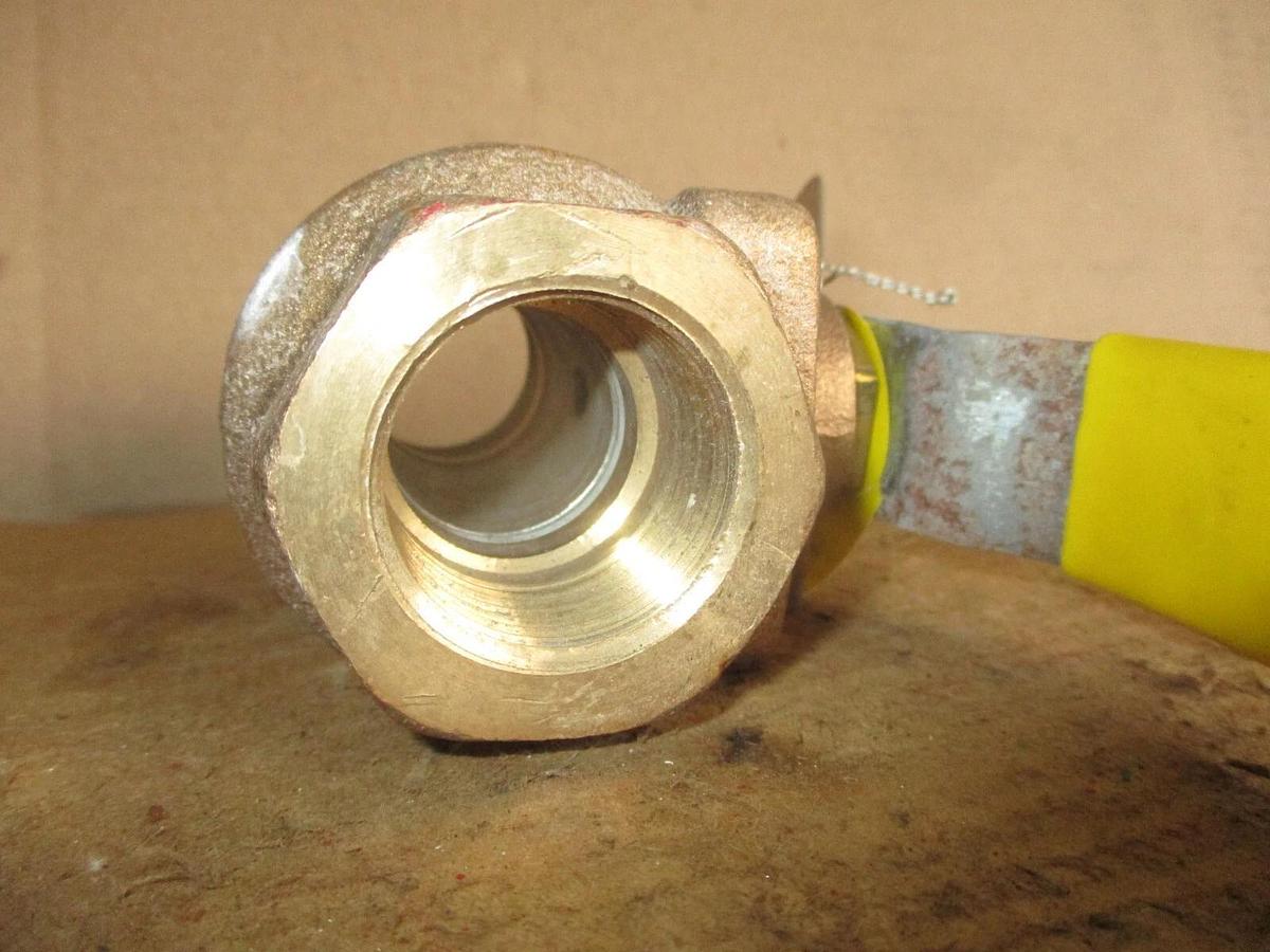 Used APOLLO 1" BRONZE BALL VALVE, #681136J NEW