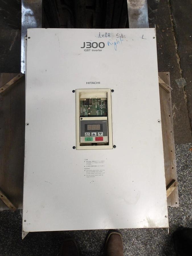 Used HITACHI J300 IGBT INVERTER, 50 HP, 480 V, #728300G PARTS ONLY