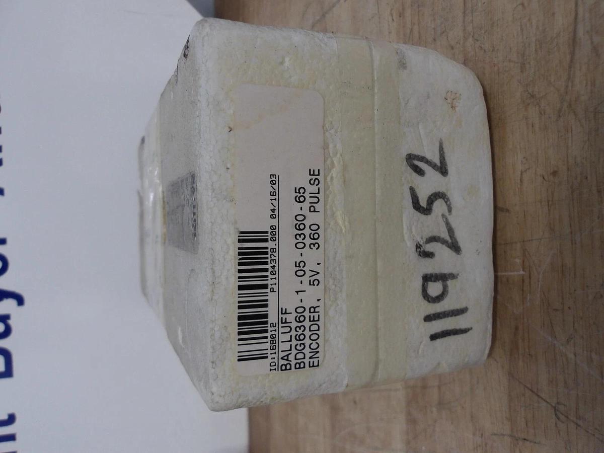 BALLUFF BDG6360-1-05-0360-6511 INCREMENTAL ENCODER, #421122G NIB