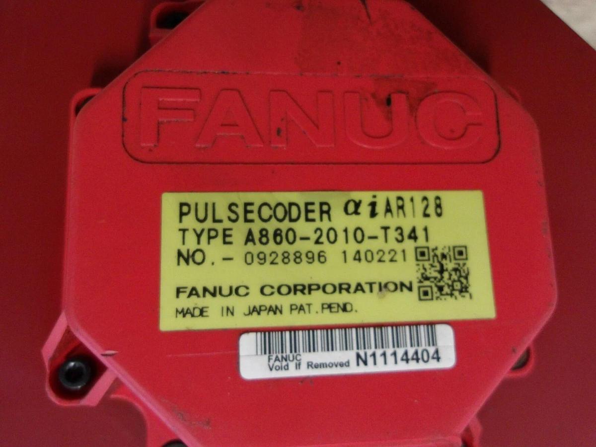 Used FANUC A06B-0267-B605 S000-R AC SERVO MOTOR, 2000 RPM, #5141110G REMANUFACTURED
