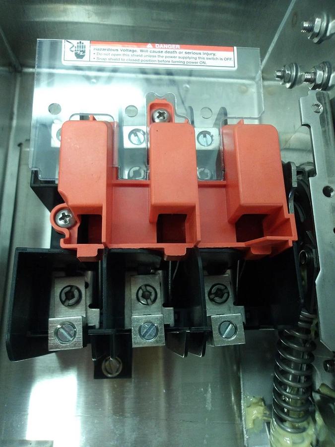 Used SIEMENS 30 AMP S/S SAFETY SWITCH 600VAC/250VDC, #720108G NEW