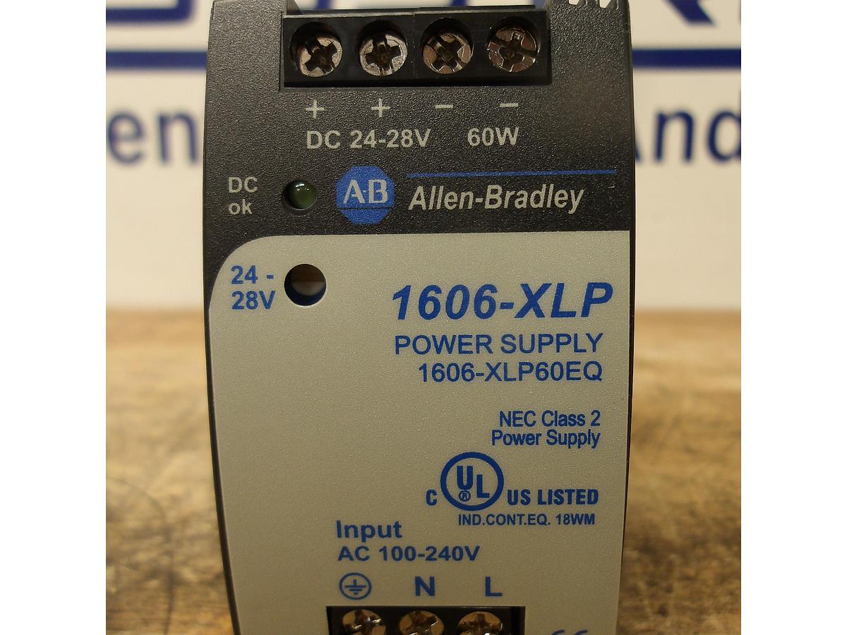 Used ALLEN BRADLEY 1606-XLP60EQ DC POWER SUPPLY