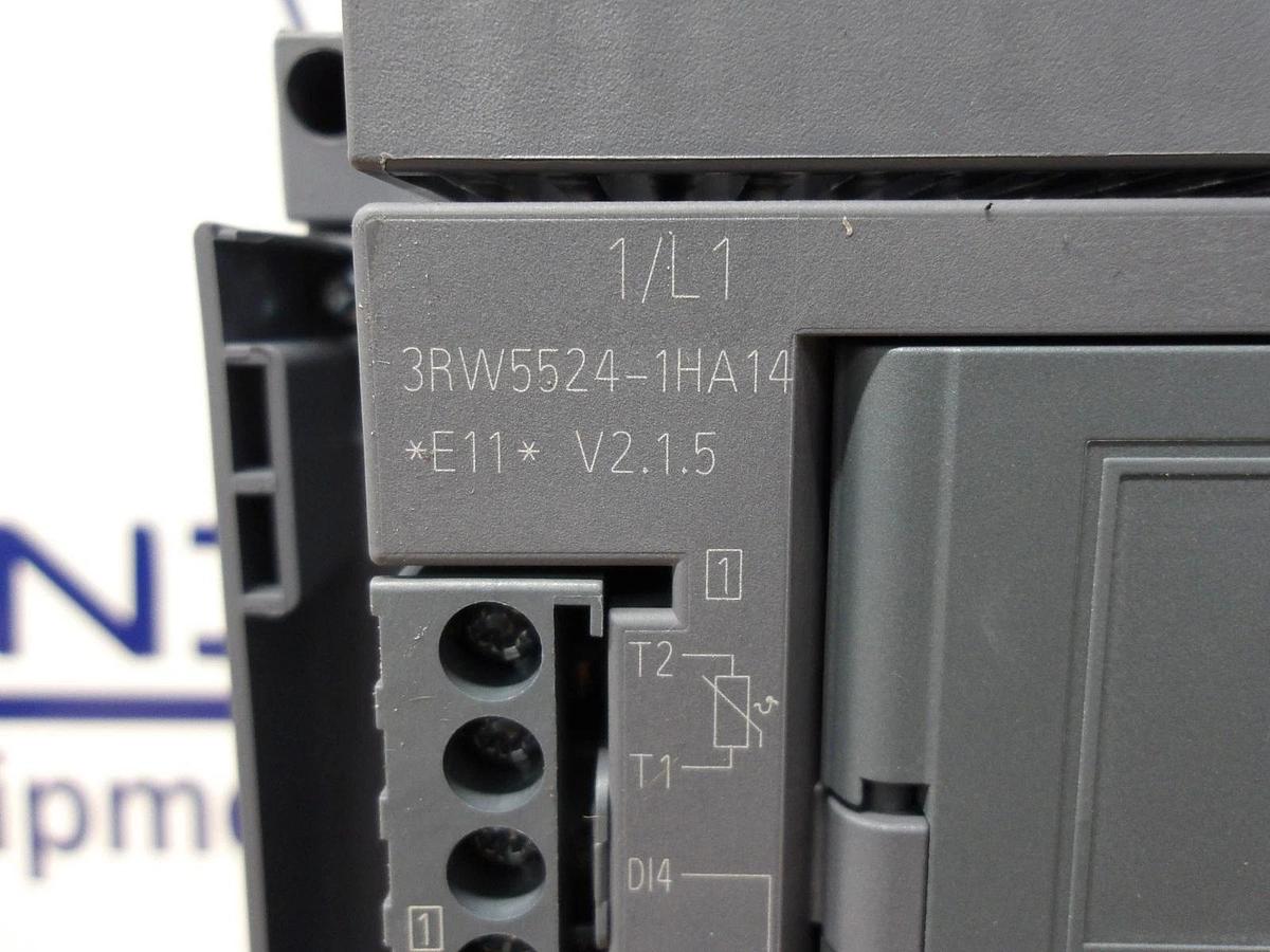 Used SIEMENS SIRIUS 3RW5524 SOFT START, #1211030G NEW
