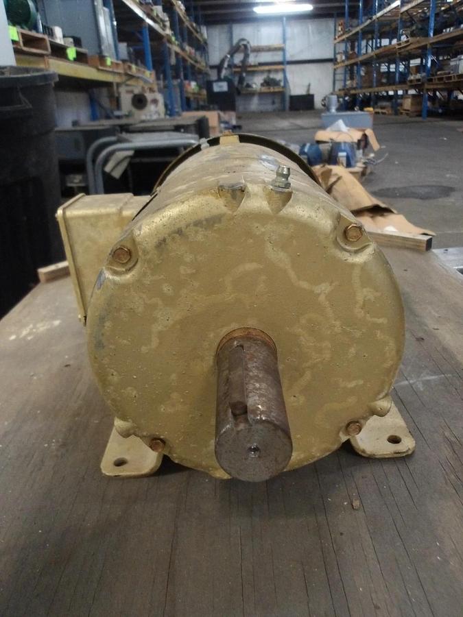 Used BALDOR RELIANCE 3 HP MOTOR, FR 182T, 3450 RPM, 208-230/460 V, #723956G USED