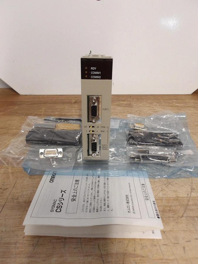 Used OMRON CS1W-SCB41-V1 SERIAL COMMUNICATIONS MODULE, #4301008G NEW