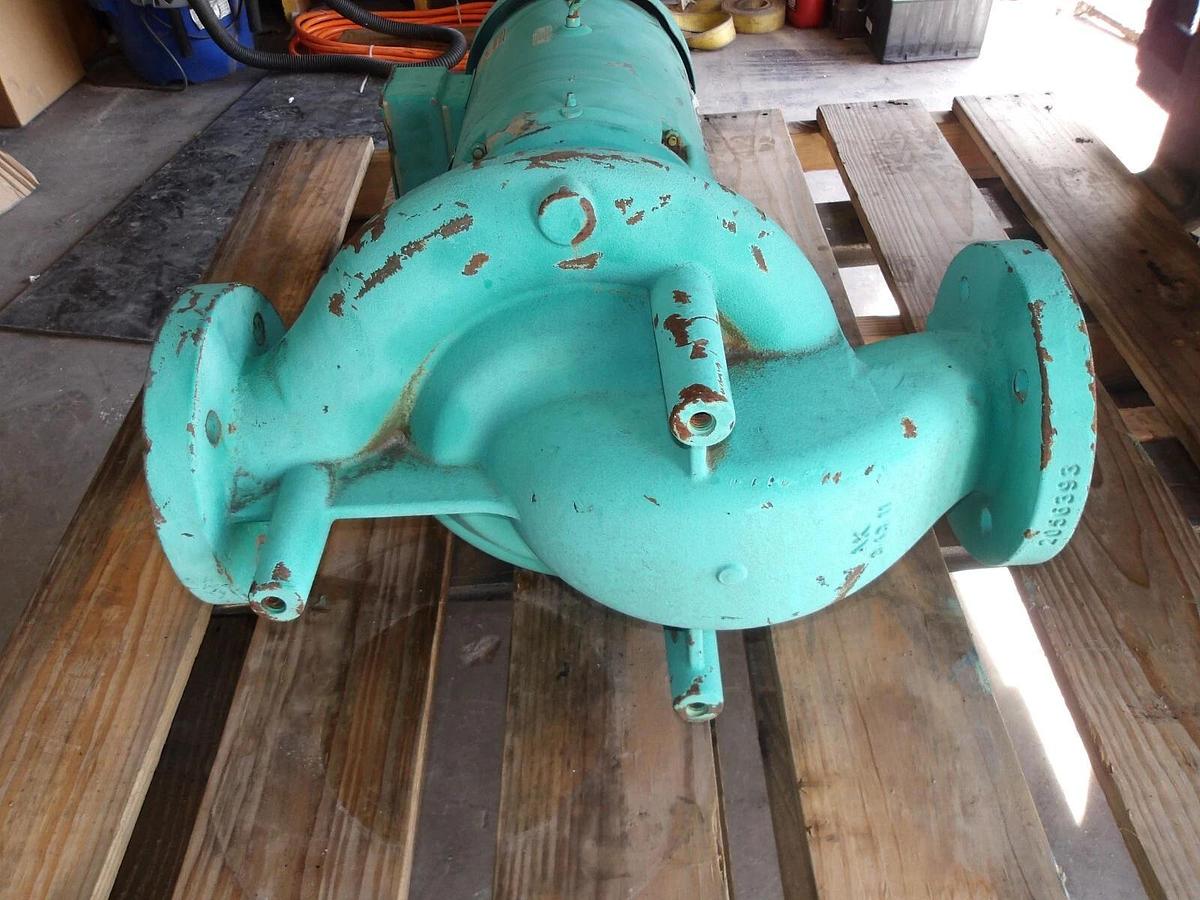 Used WILO 3" PUMP W/ 7.5 HP MOTOR, #1111045G NEW