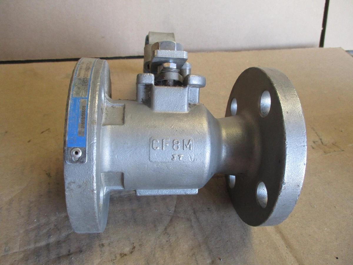 Used JAMESBURY 1" STAINLESS BALL VALVE, #671035J NEW