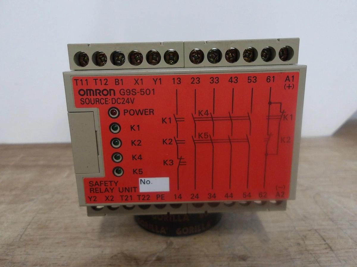 OMRON G95-501 SAFETY RELAY MODULE, #423141G NIB