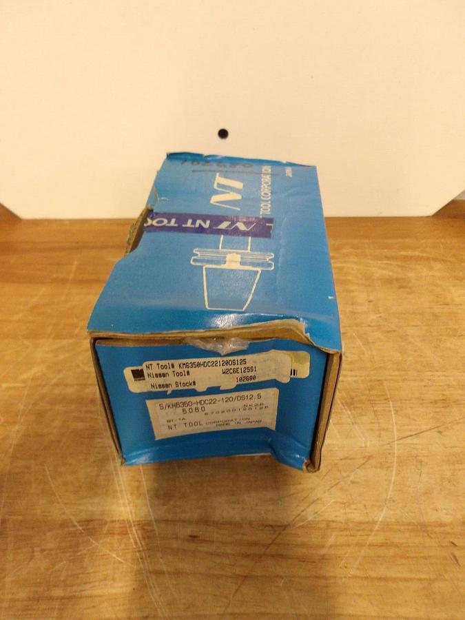 NT S/KM6350-HDC22 MACHINE TOOL HOLDER, #314256G NIB