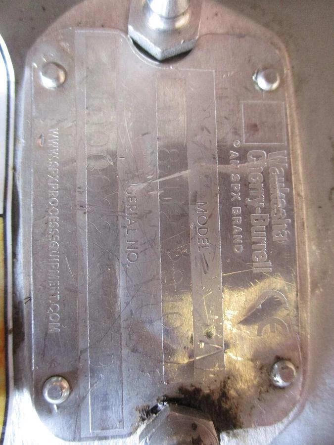 Used WAUKESHA CHERRY-BURRELL 018/U2 A11 STAINLESS PUMP, #49336J PARTS ONLY