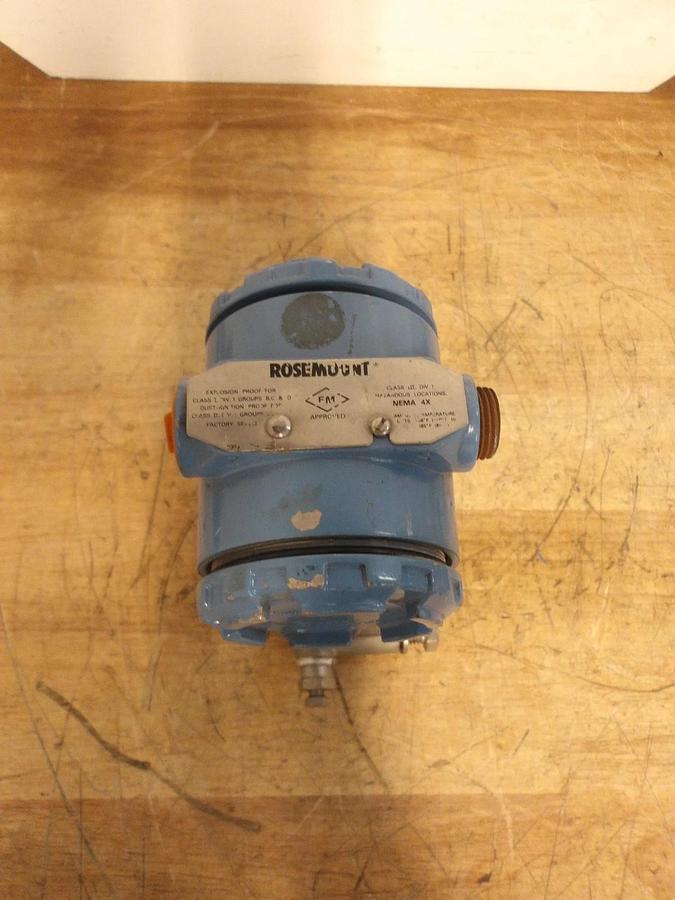 Used ROSEMOUNT 3051 PRESSURE TRANSMITTER, #829904G USED