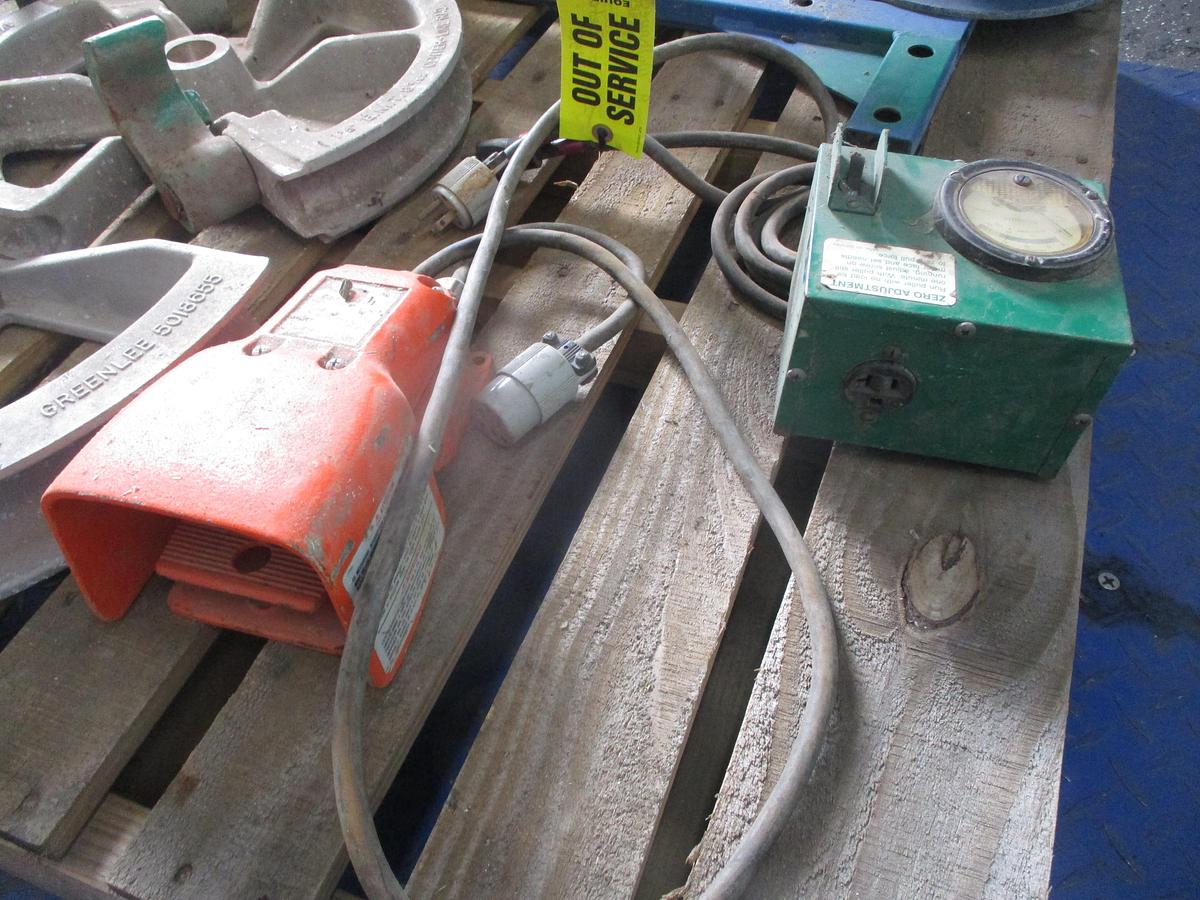 Used GREENLEE EQUIPMENT