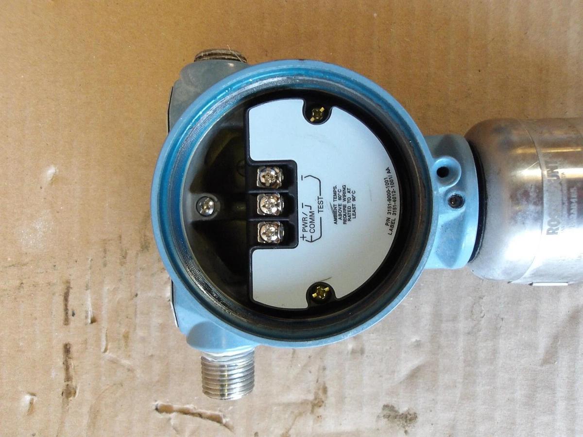 Used ROSEMOUNT 3051 PRESSURE TRANSMITTER, #72956G USED