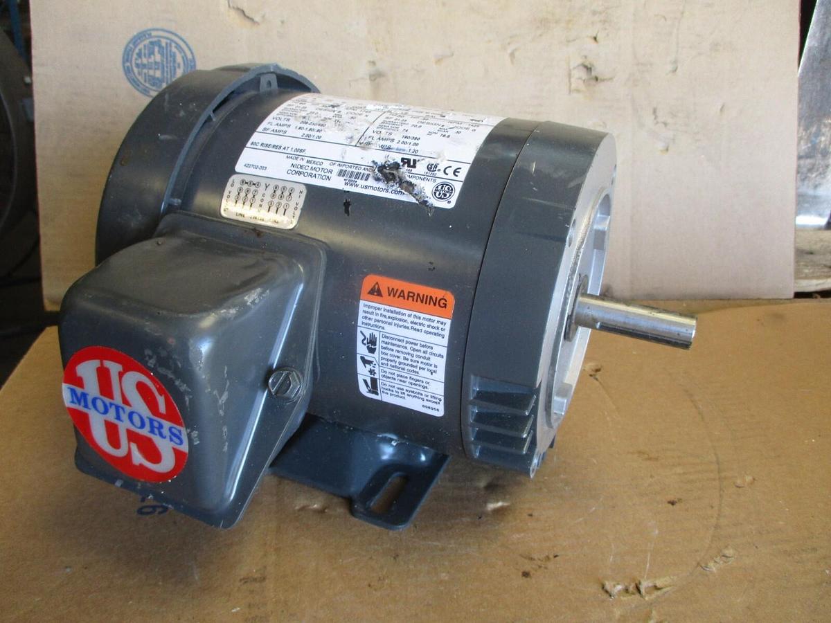 Used US MOTORS 1/2 HP MOTOR, #610222J NEW