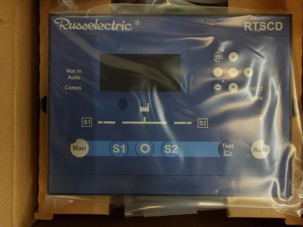 RUSSELECTRIC RTSCD TRANSFER SWITC R6A04040, 400 AMP, #1221015G NIB
