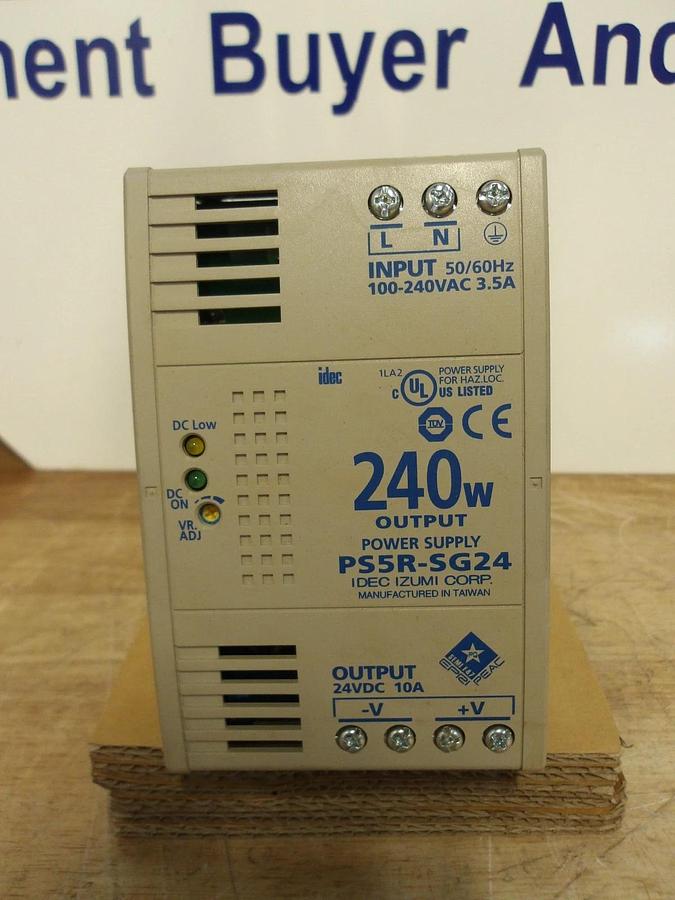 IDEC PS5R-SG24 POWER SUPPLY, #422845G NIB
