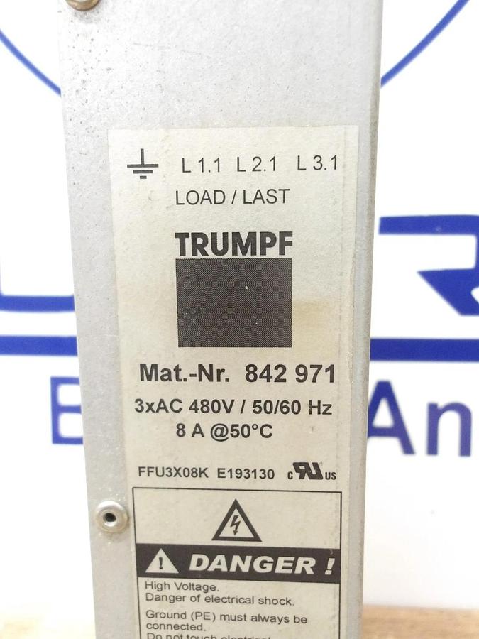 Used TRUMPF 842-971 LOAD / LAST MODULE, #58911G USED
