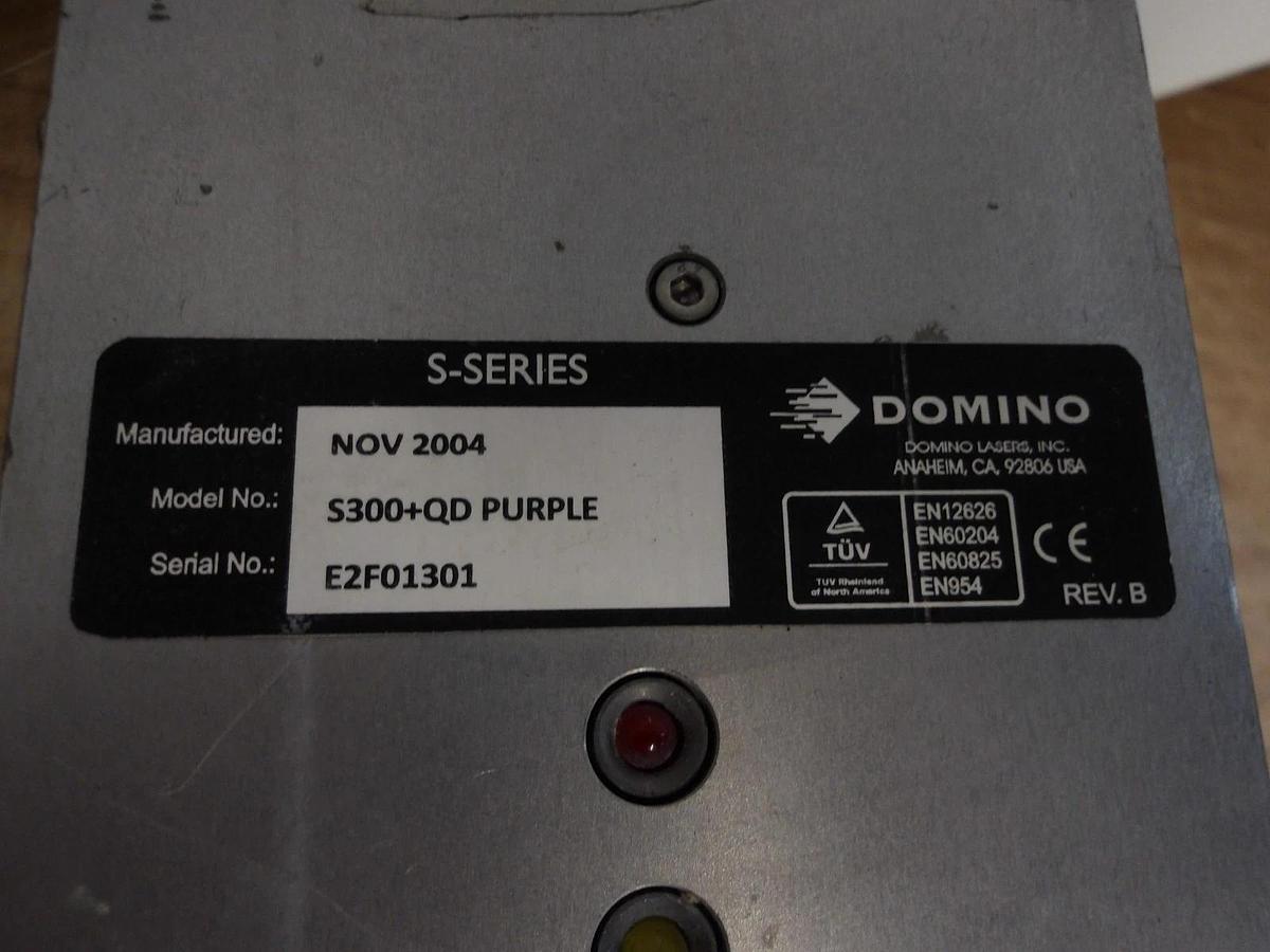 Used DOMINO S300+QD PURPLE SCANNER, #95132G USED