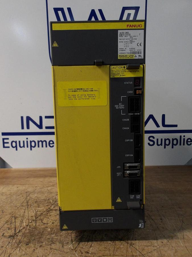 Used FANUC A06B-6114-H109 3 AXIS SERVO AMPLIFIER, #1218855G USED