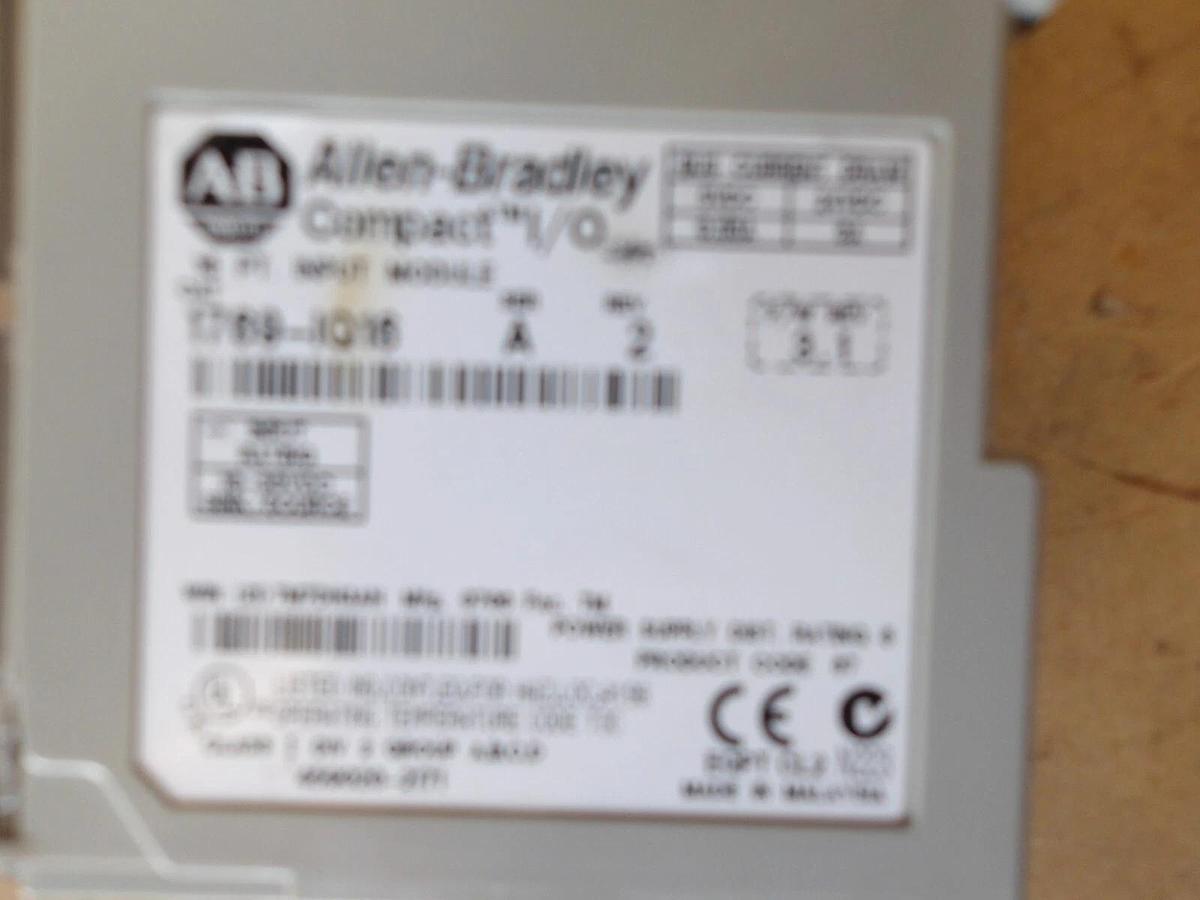 Used ALLEN BRADLEY MICRO-LOGIC 1500 RACK & CARDS, #6141244G USED