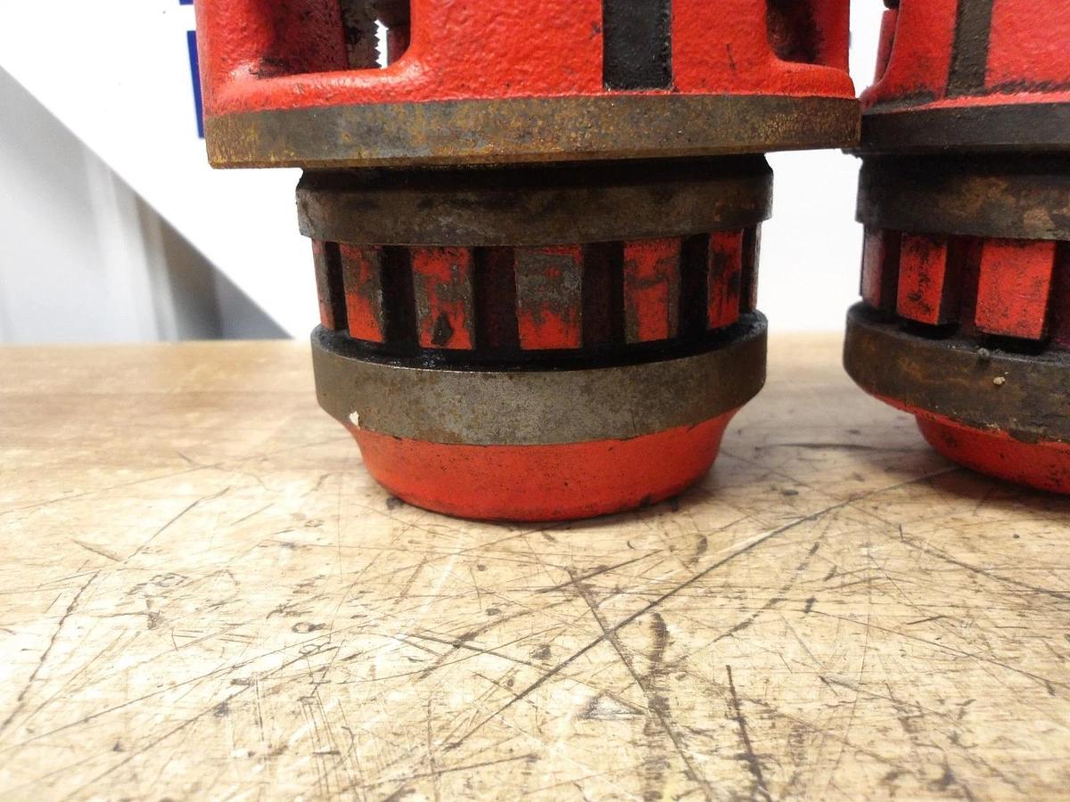 Used RIDGID PIPE DIES 2"-1-1/4"-1"-3/4"-1/2" (ASSORTED LOT OF 5) #310936G USED