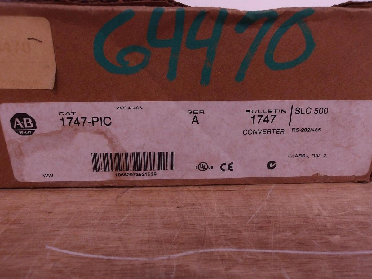 ALLEN BRADLEY 1747-P1C CONVERTER SLC-500, #2251050G NIB
