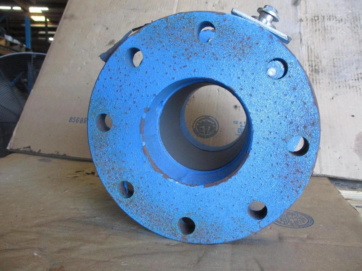 Used AMERICAN 4" IRON BALL VALVE (NO HANDLE) #73841J NEW