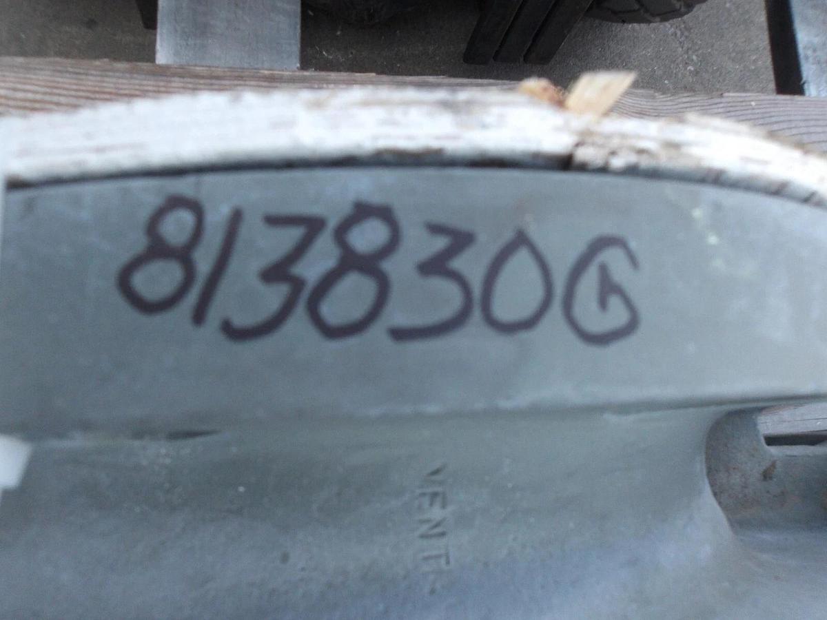 Used POYAM 8" STEEL GATE VALVE, #813830G NEW