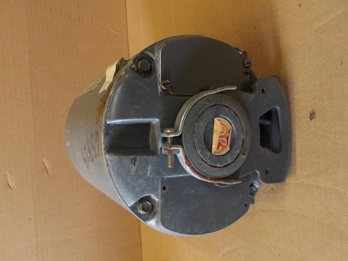 Used GENERAL ELECTRIC 1/4 HP AC MOTOR, FR 56, 1140 RPM, 115 V, PH 1, #1122915G NEW