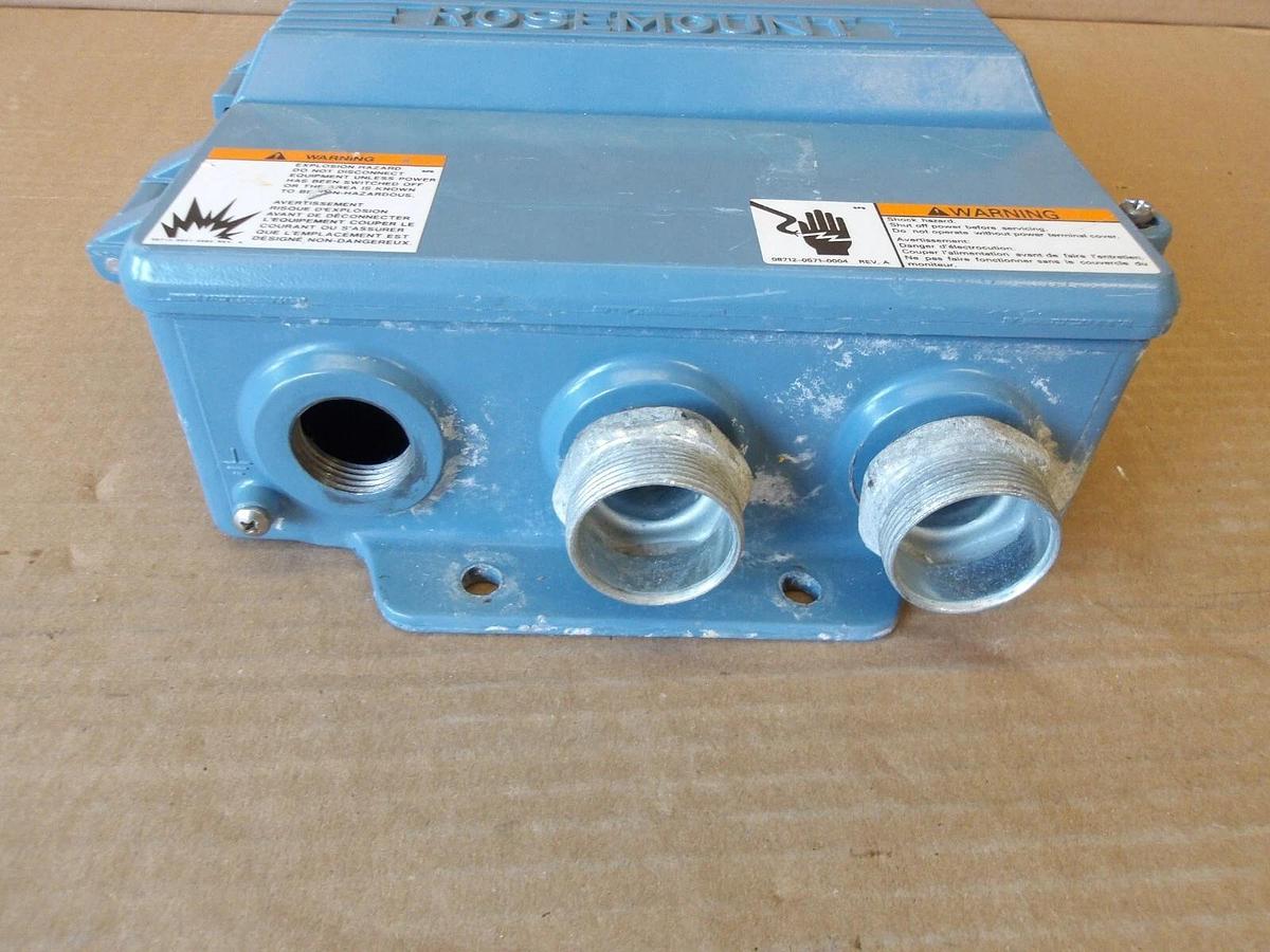 Used ROSEMOUNT 8712CR12 MAGNETIC FLOW TRANSMITTER, #721203G USED