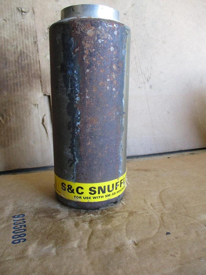 Used S&C SNUFFLER FUSE CANISTER (FOR SM-5S HOLDER) #95322J USED