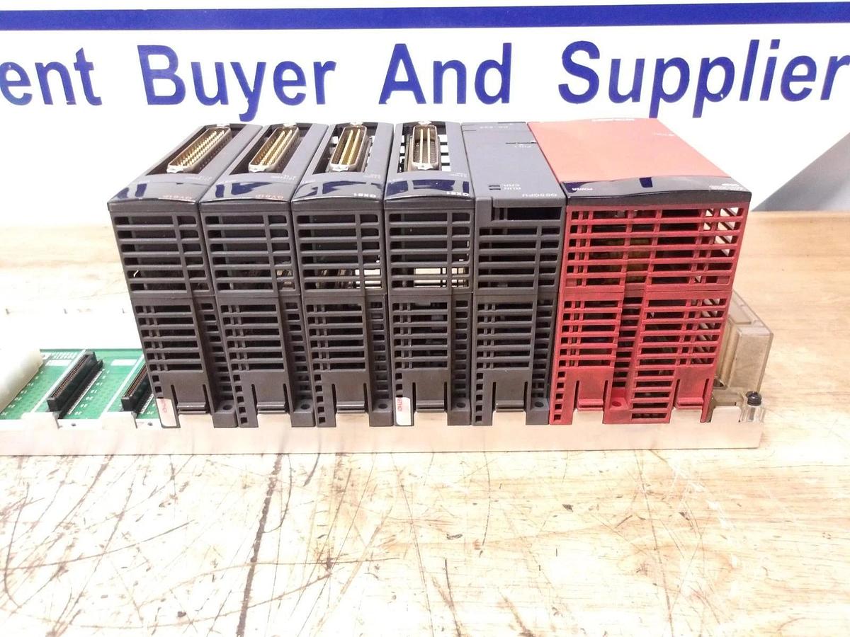 Used MITSUBISHI G38B RACK & CARDS, #119917G USED