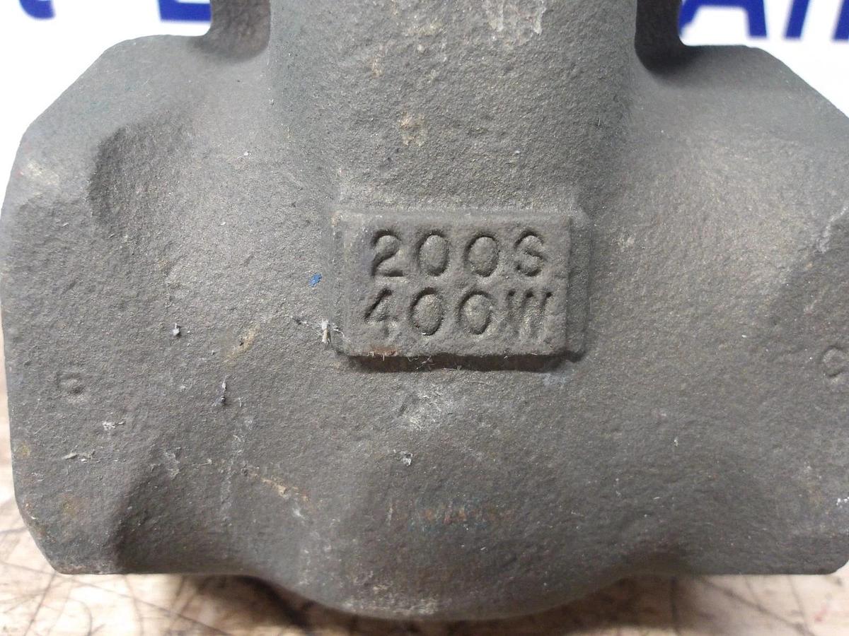 Used MILWAUKEE 2" BRASS GATE VALVE 1153-1163, #26223G NEW