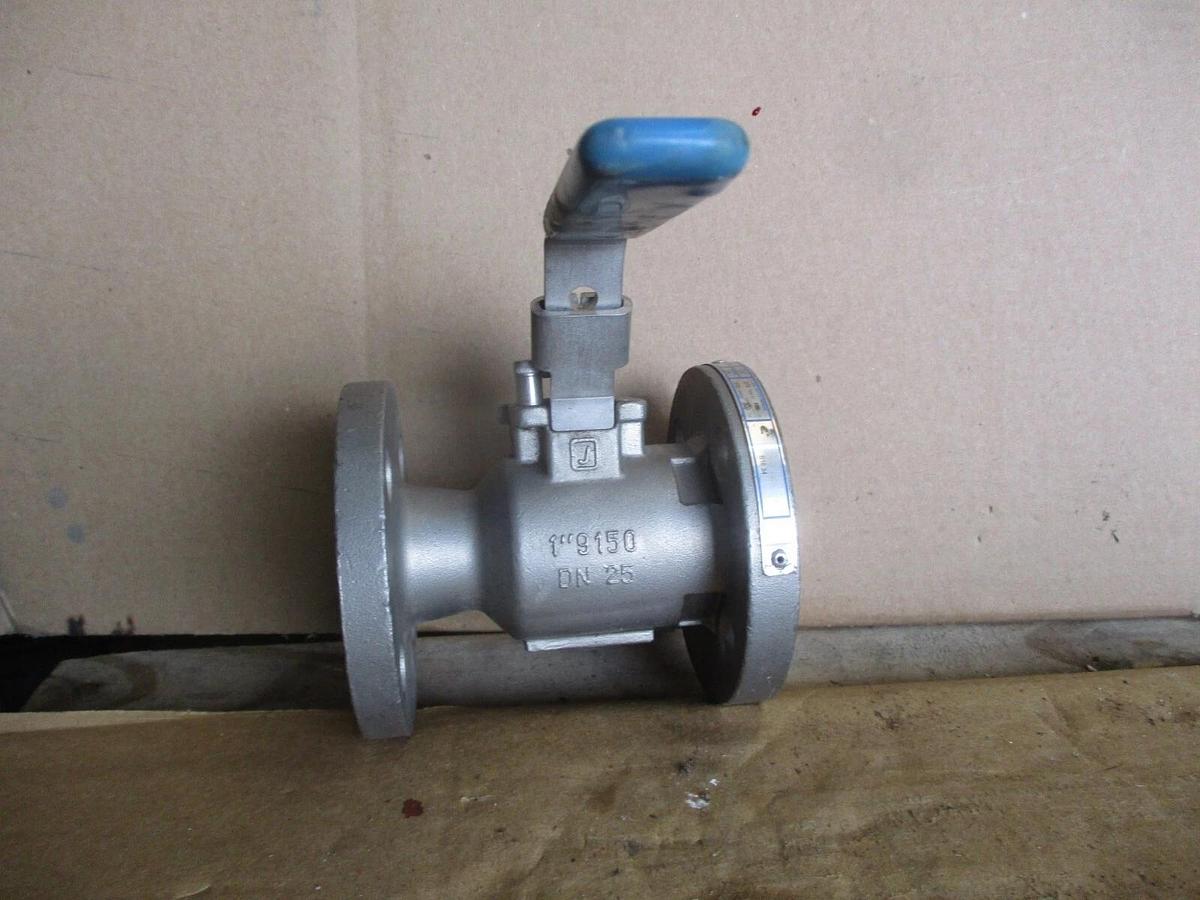 Used JAMESBURY 1" STAINLESS BALL VALVE, #68946J NEW