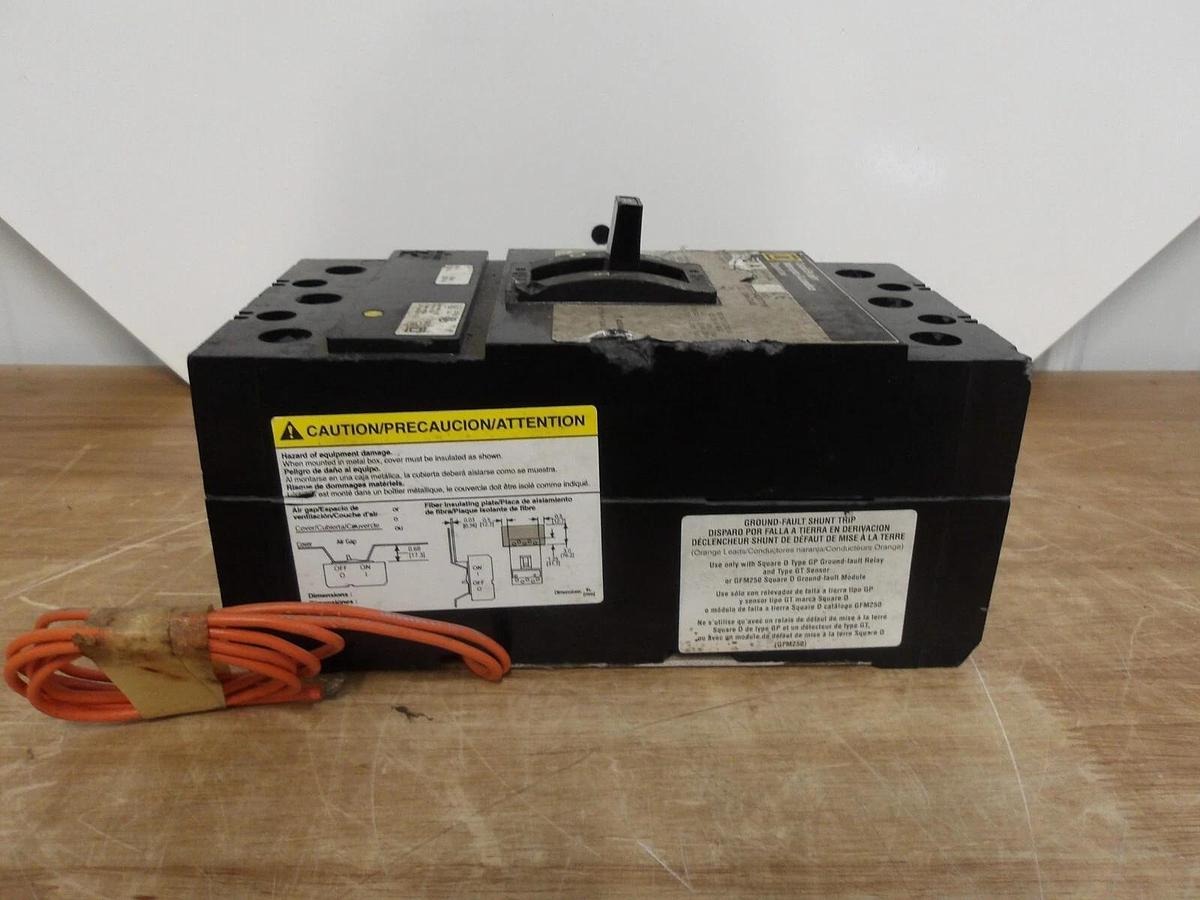 Used SQUARE D 250 AMP BREAKER KHL36250G, #225950G USED