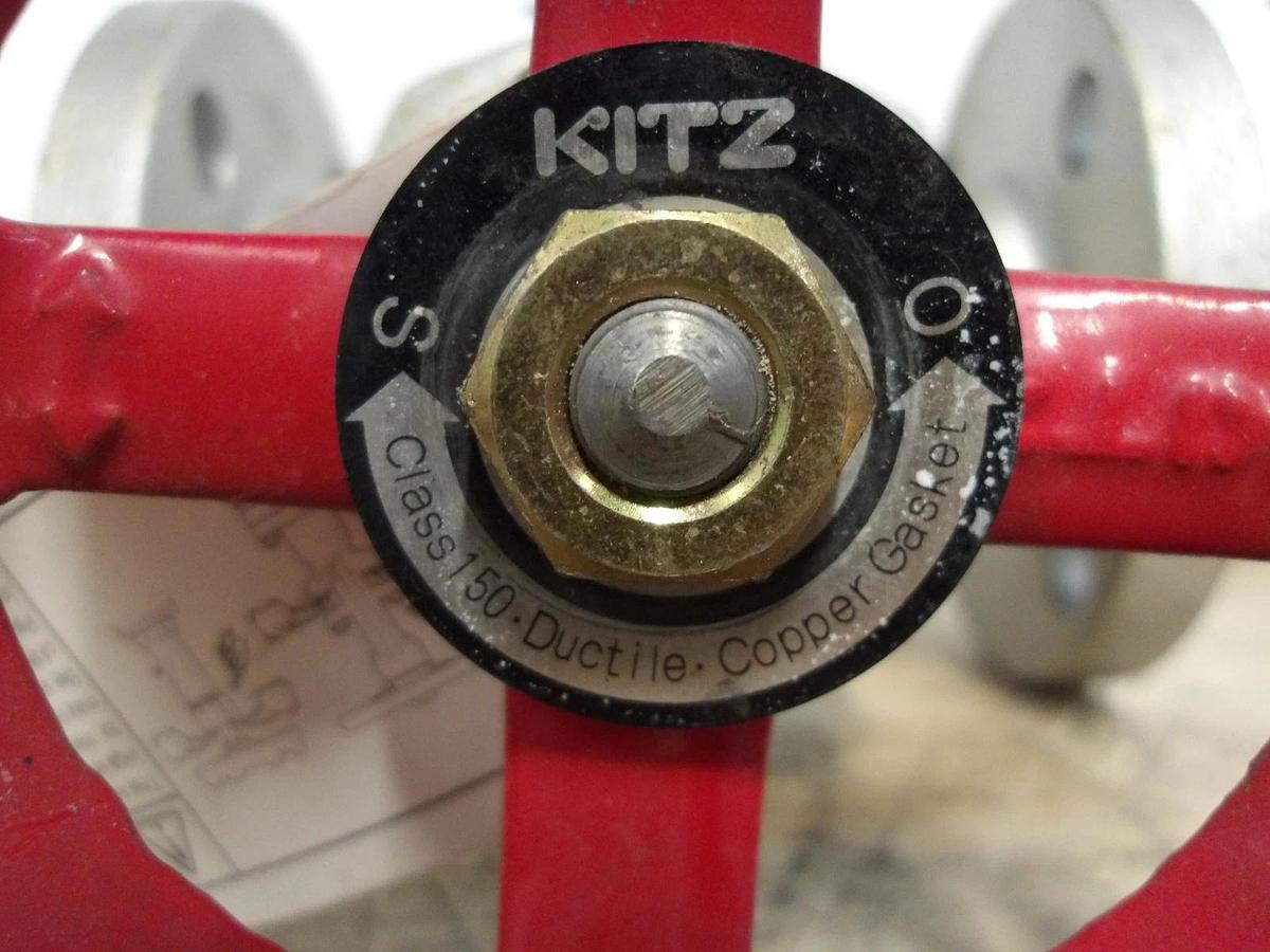 Used KITZ 1-1/2 150 DUCTILE GLOBE VALVE, #811136G NEW