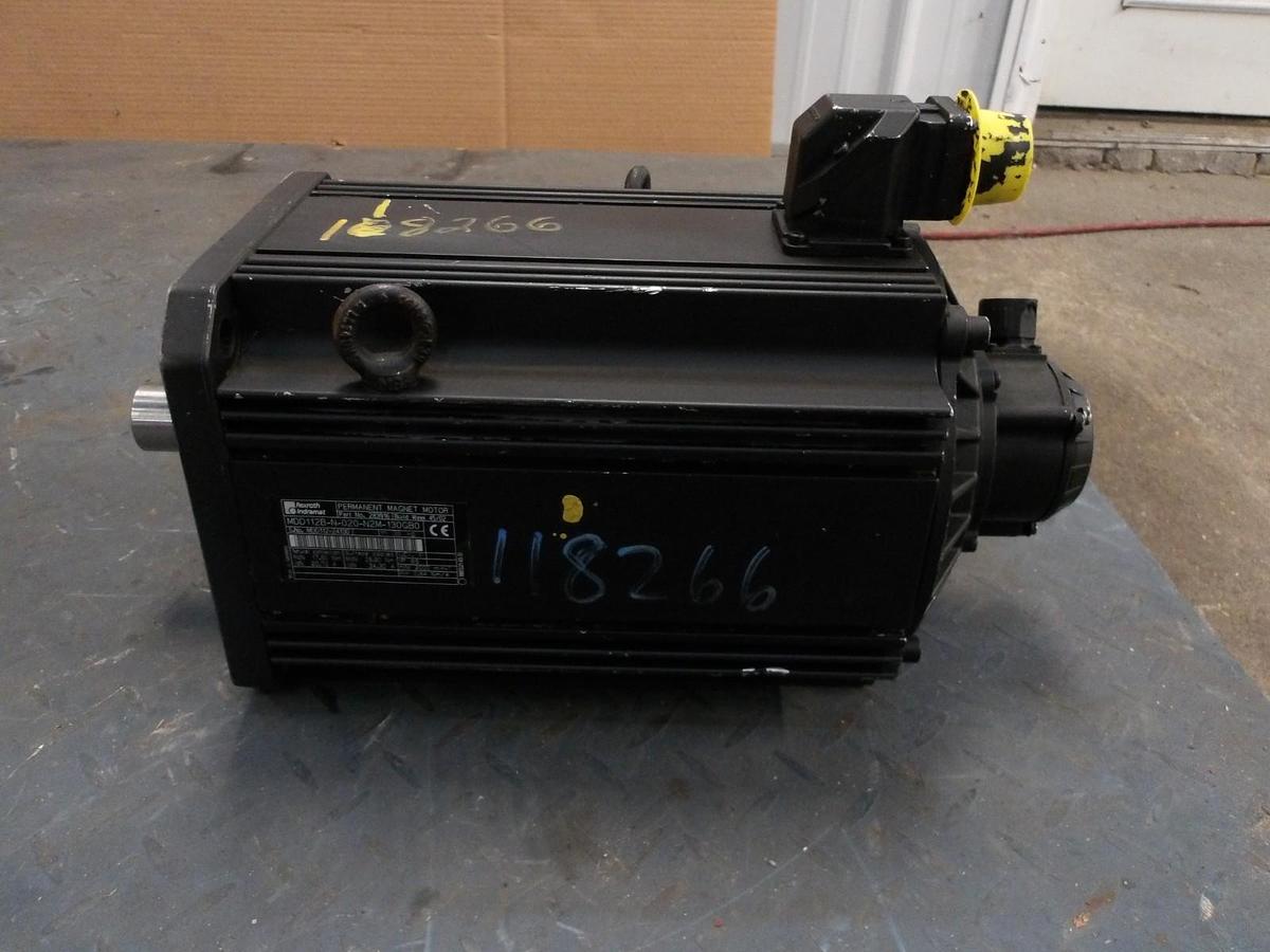 Used REXROTH INDRAMAT MDD1125B-N-020-N2M-130GB0 PERMANENT MAGNET MOTOR, #7151245G