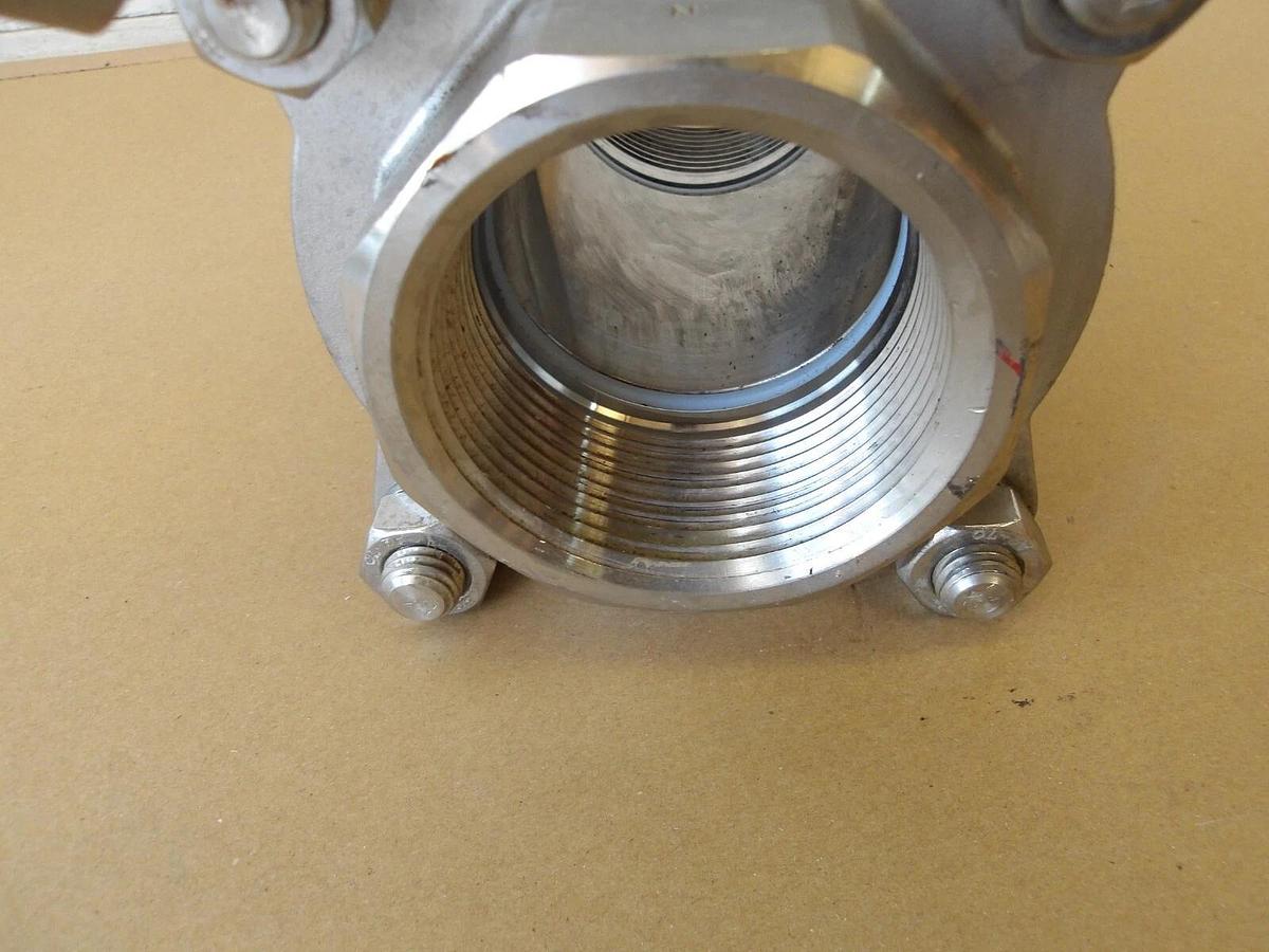 Used BONONI 2-1/2" S/S BALL VALVE, #671230G NEW