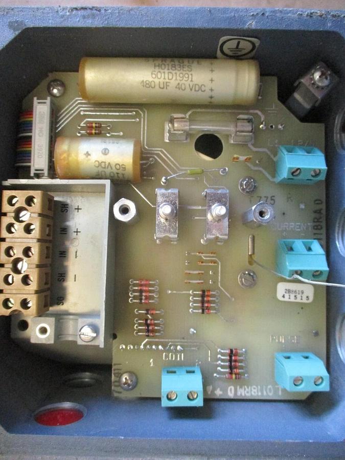 Used FOXBORO 8000 MAGNETIC FLOW TRANSMITTER, #711027J USED