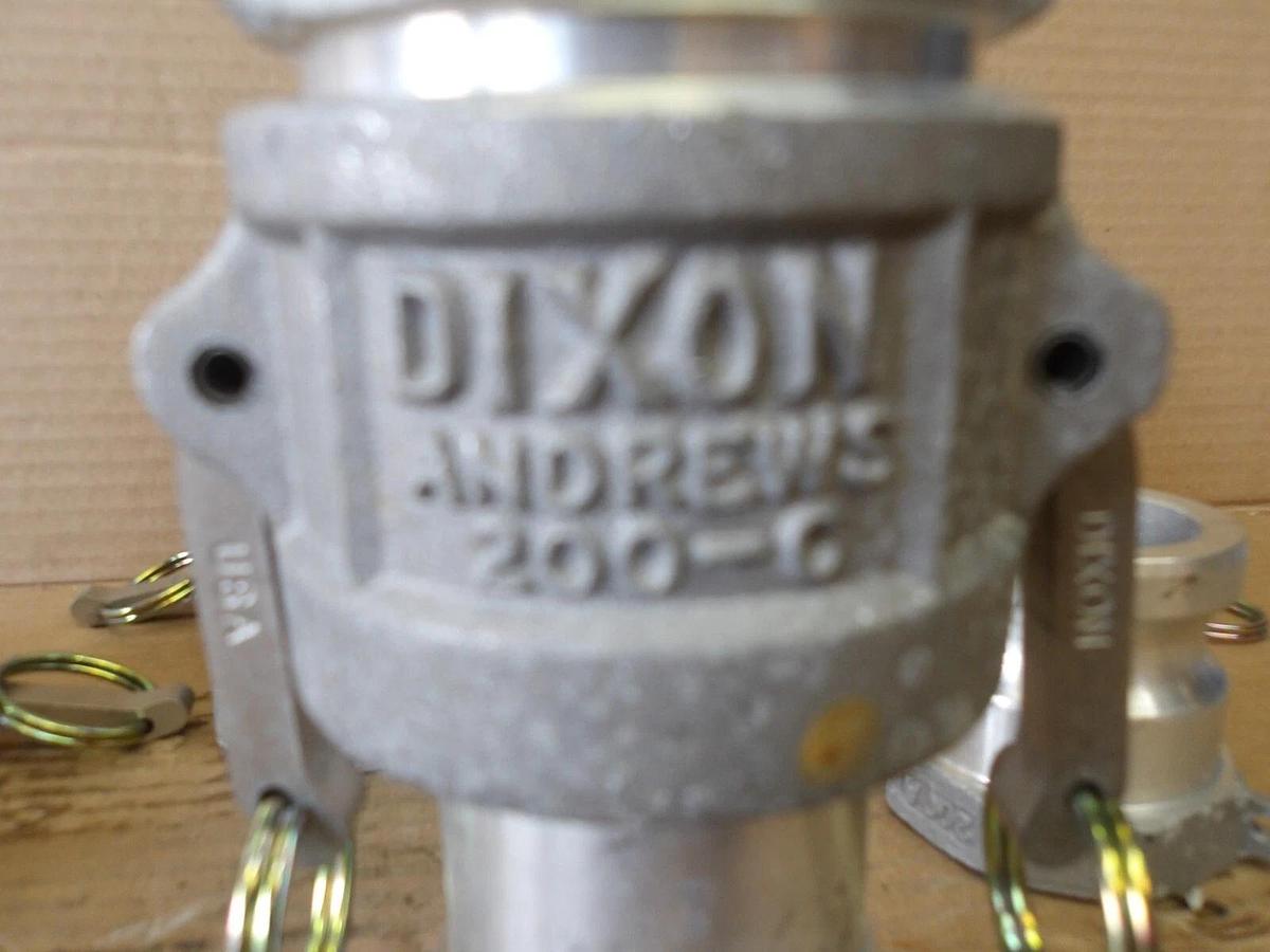 Used DIXON ANDREWS 2" HOSE COUPLER (LOT OF 4), #821208G NEW