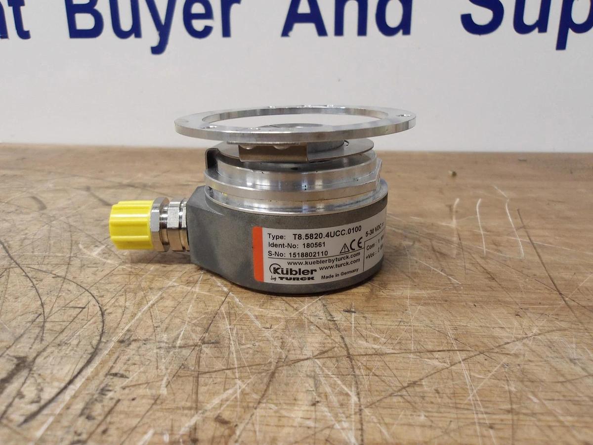 Used TURCK - KUBLER T8.5820.4UCC.0100 ROTARY ENCODER, #12301027GJW NEW