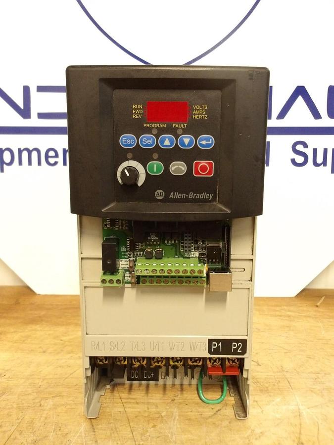 Used ALLEN BRADLEY 22B-D012N104 POWERFLEX 40 DRIVE, 7.5 HP, # USED