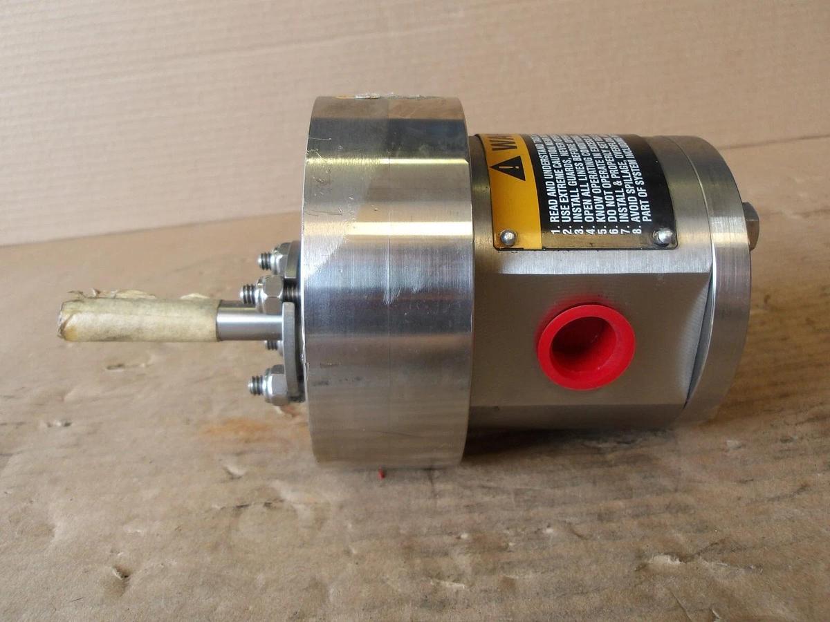 Used ROPER 02SS1PTYDJHLW GEAR PUMP 162611 S/S BODY, #7301100G NEW