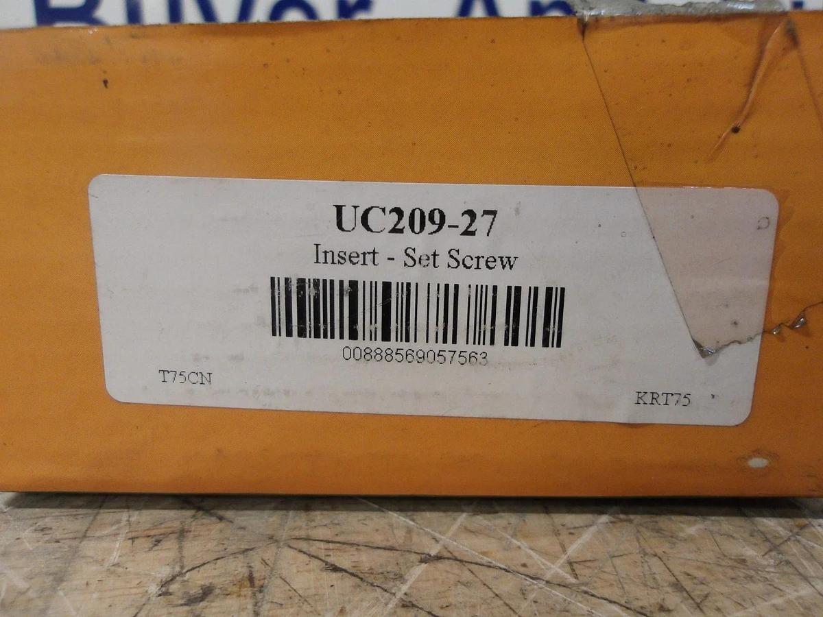 TRITAN UC209-27 BEARING INSERT 1-11/16" BORE, #7271153G NIB